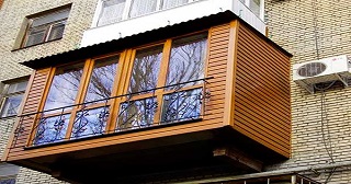 Внешняя отделка балкона Светлоград цена от 1016 руб. м/2.